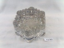 ancien Pied de piano dessous de pied de table verre clair  Ø int. 43 mm (CK75)