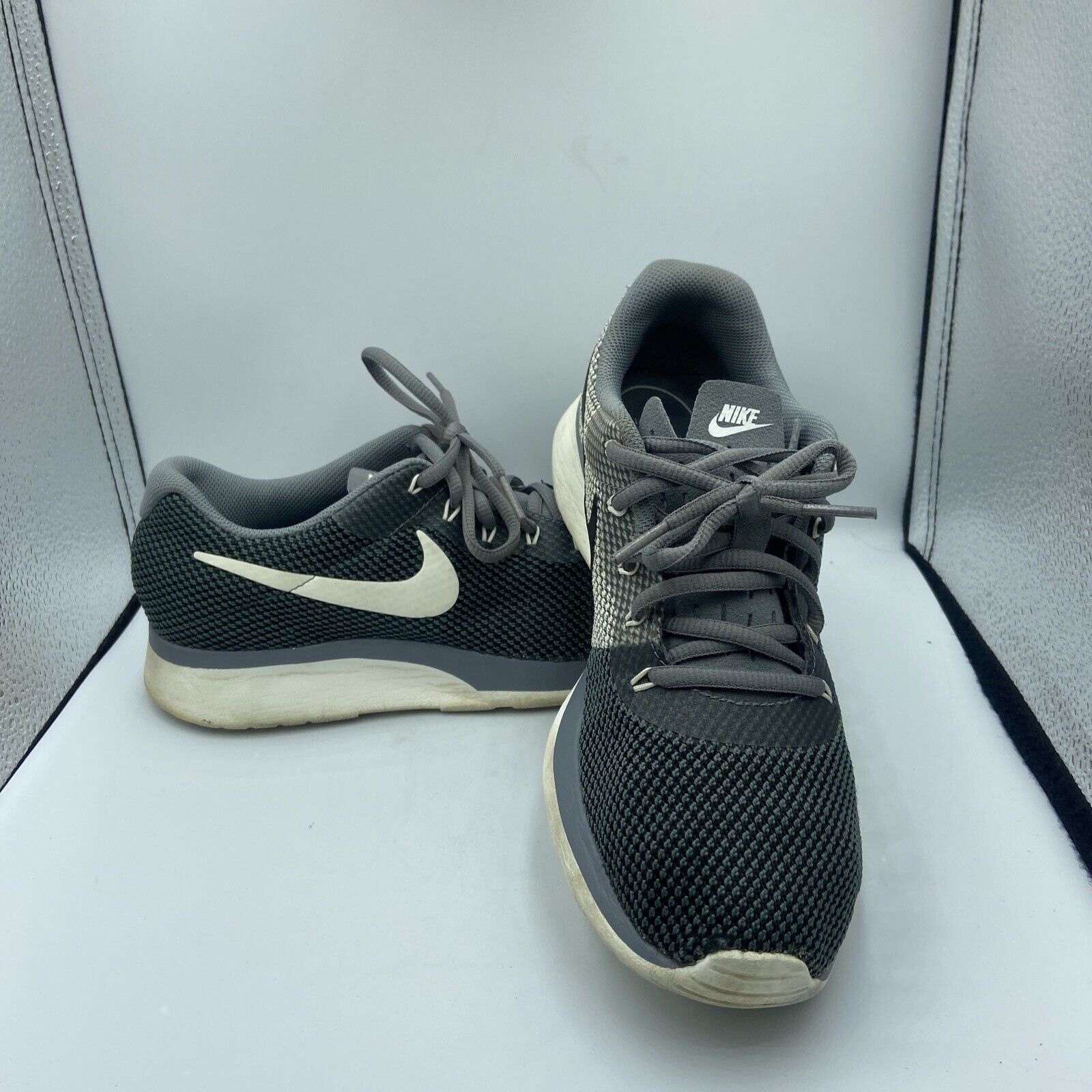 minstens Reageren Verborgen Nike Tanjun Racer 921668-003 Women's Size 8 Running Shoes Gray Lace Up |  eBay
