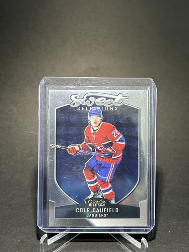 2021-22 O-Pee-Chee Platinum Sweet Selections Cole Caufield Rookie RC