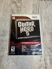 Guitar Hero 5 V (Nintendo Wii, 2009)  W/ Case And Disc - Tested Working
