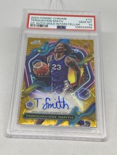 Terquavion Smith 2023 COSMIC Chrome GOLD INTERST AUTO /50 RC PSA 10 GEM MT POP 1