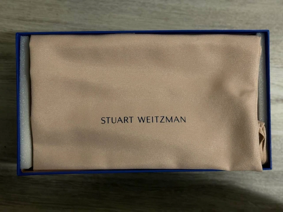 Stuart Weitzman Gabby Chain Link Ballet Flats Adobe/Black, Size 7.5 - Image 4 of 4