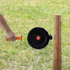 Equirail 10m Retractable Electric Fence Gate Kit Polywire Handle Horse Livestock