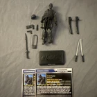 GI JOE 50th Anniversary SNAKE EYES Action Figure  (Loose) Hasbro 3.75