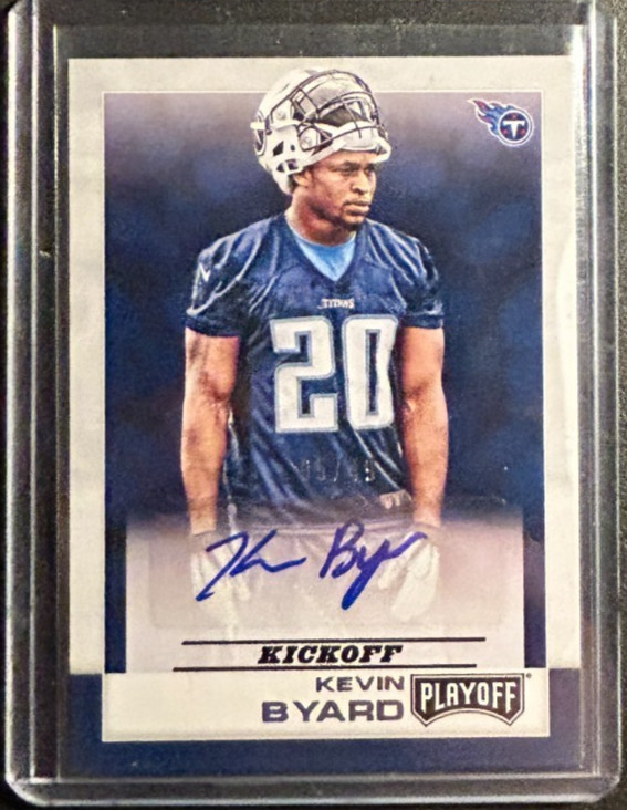 Kevin Byard Panini Playoff Rookie Signatures #41 Kickoff