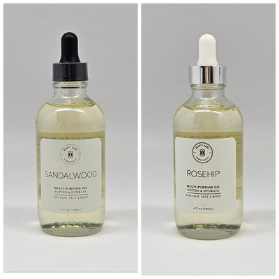 Premium Quality Multi-Purpose Hair Body Face Oil Hydrate PICK Rosehip Sandalwood