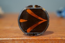 Vintage Amber Glass Arrow Turn Signal Lens Car Truck Bus Accessory Rat Rod Kd