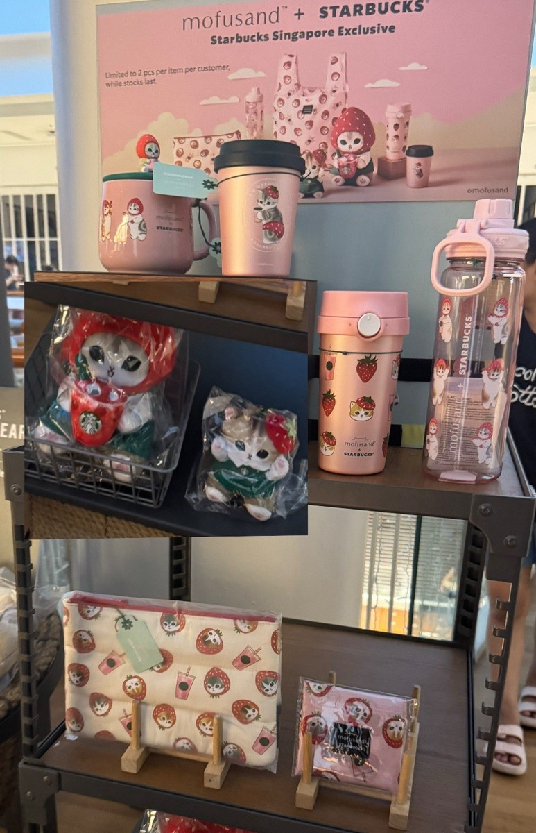FREE SHIPPING!) Starbucks Singapore x Mofusand Exclusive