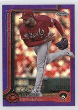 2025 Topps Chrome Logofractor Edition Purple Refractor /250 Hunter Greene 1n9c