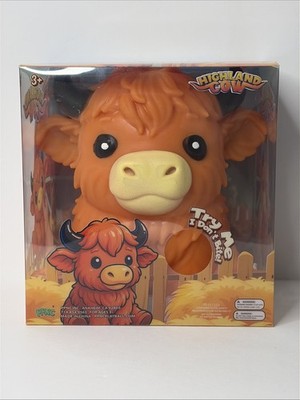 Ppnc Highland Cow Squishy Squeeze Toy BROWN