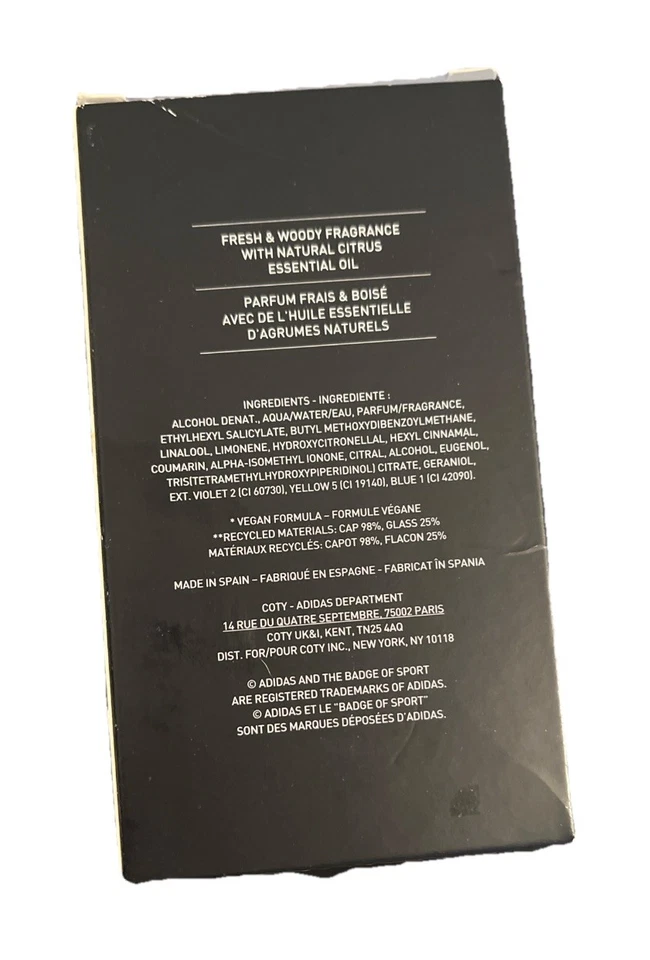 DYNAMIC PULSE de ADIDAS para hombres 1,6 oz - 50 ml EDT Colonia Spray NUEVO en caja Foto 3 de 4
