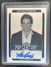 2026 Leaf Metal Pop Century Lou Ferrigno Monochrome Auto Shimmer Silver #1/1