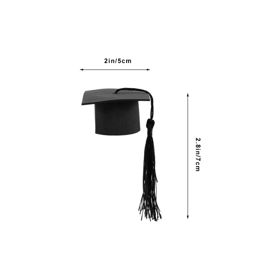 10Pcs Black Reusable Graduation Cap Cake Decoration Cupcake Toppers EBay 10pcs-black-reusable-graduation-cap-cake-decoration-cupcake-toppers-ebay