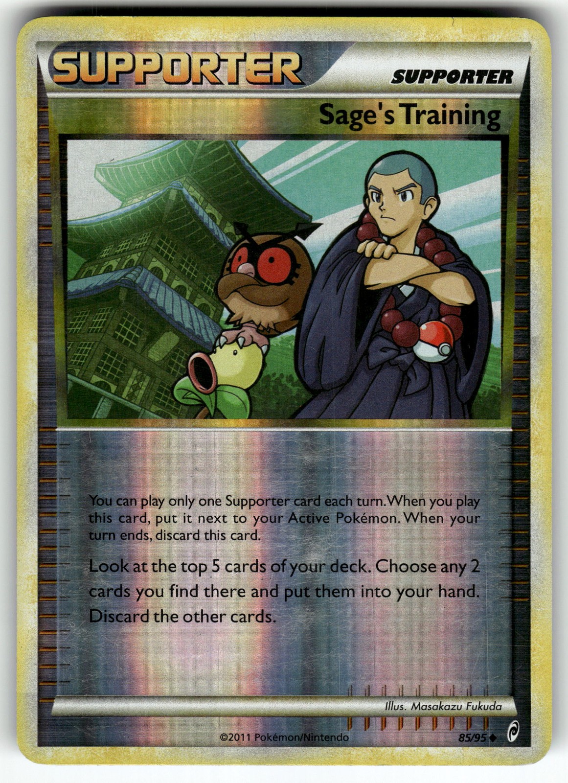 Sage's Training 85/95 Call of Legends LP Pokemon Card TCG