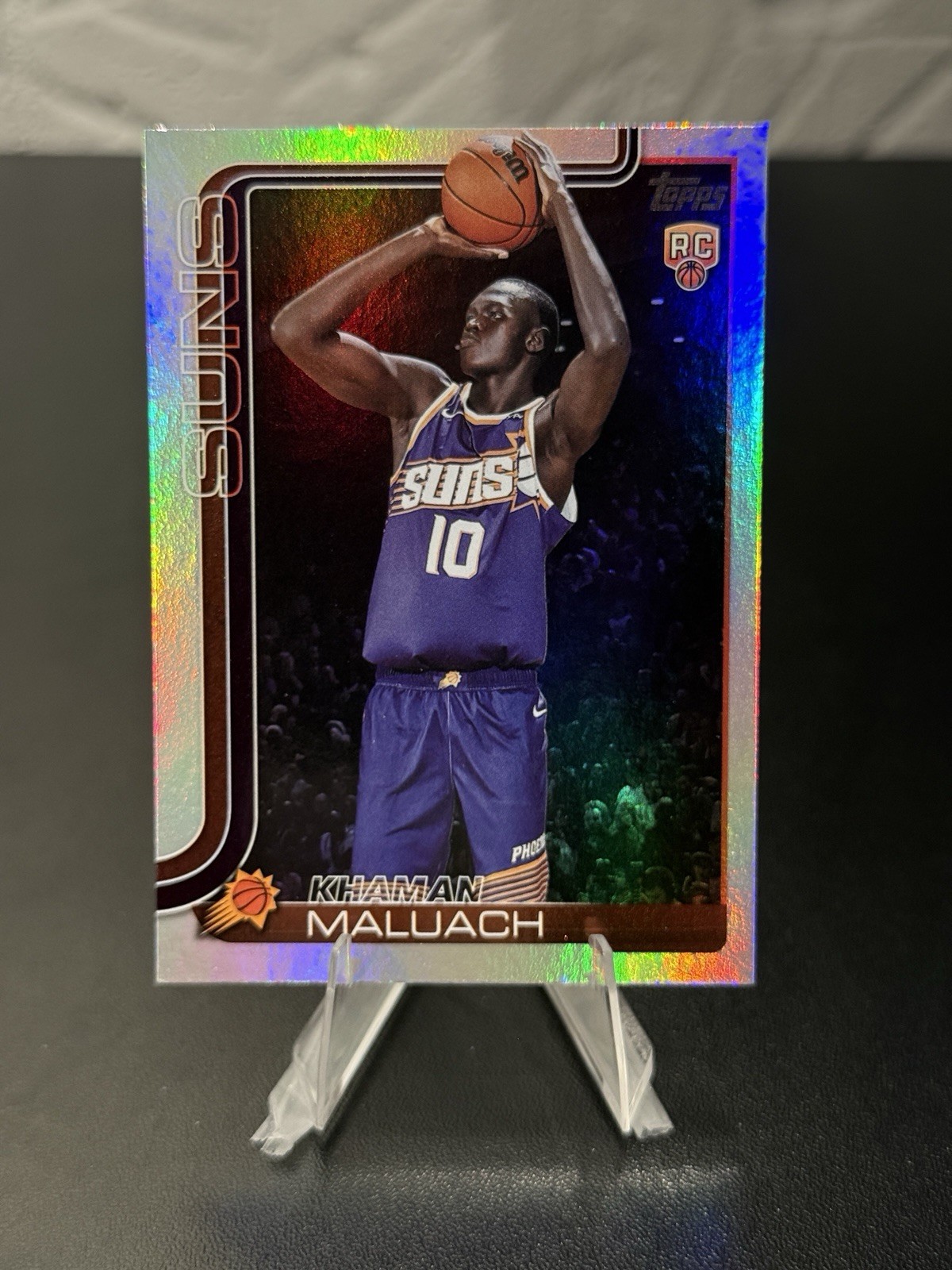 2025-26 Topps - Khaman Maluach #210 Rainbow Foilboard (RC)