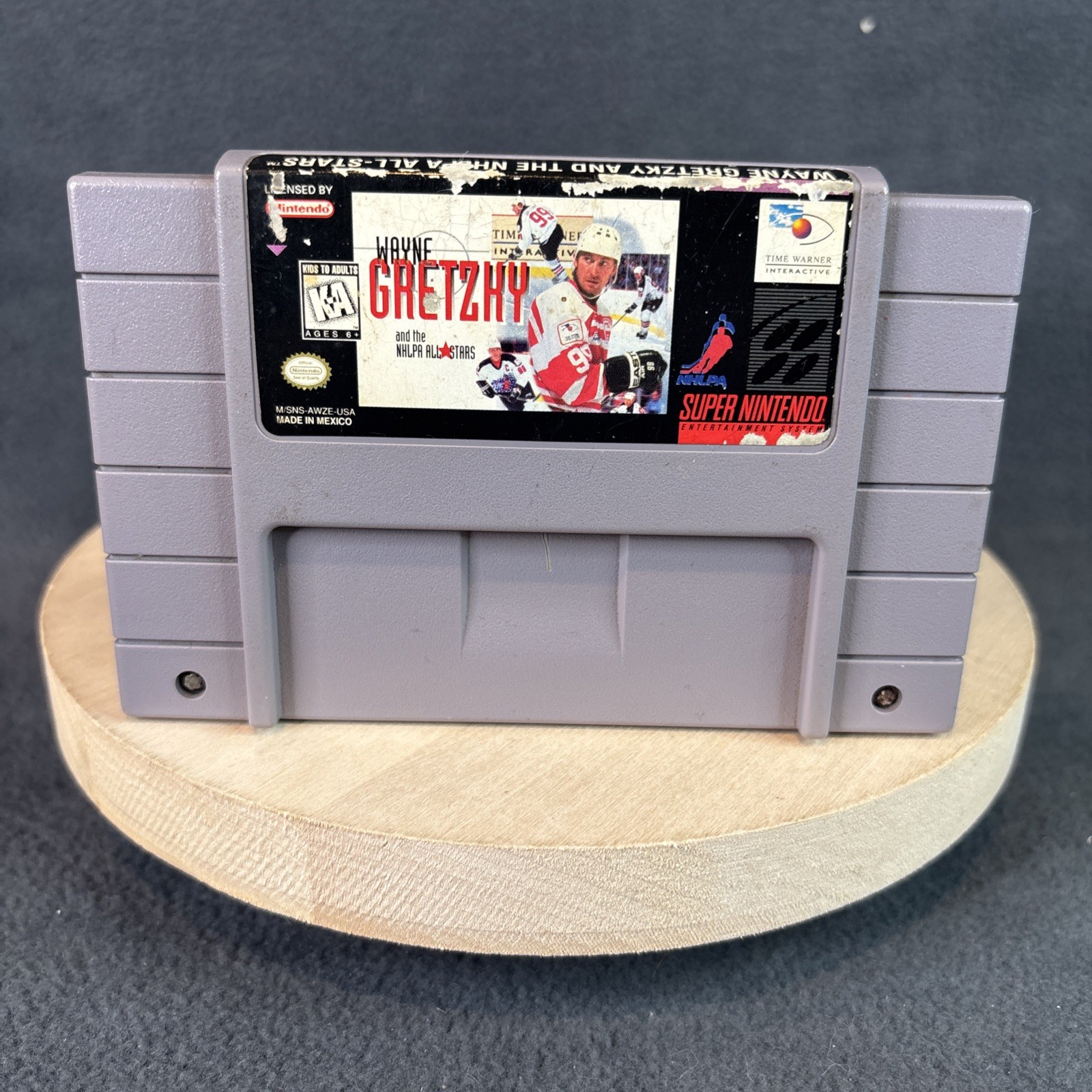 Super Nintendo SNES - Wayne Gretzky and the NHLPA All-Stars - Cart Only - Tested