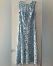BHLDN Anthropologie Kamila High-Neck Lace Midi Dress  Size S