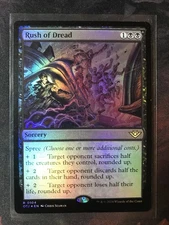MTG Rush of Dread FOIL Outlaws of Thunder Junction OTJ BIG 0120 NM