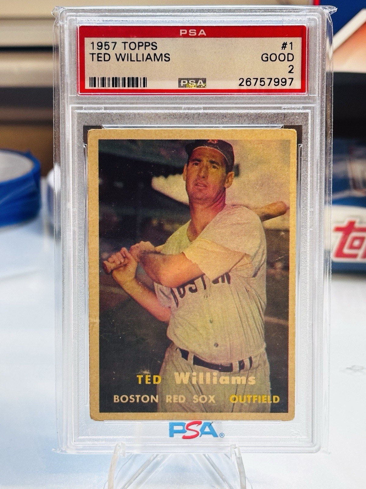 1957 Topps - Ted Williams PSA 2 **FREE SHIPPING**