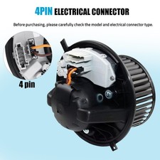 Heater Blower Motor Fan w/ Resistor for BMW 1 E81 E82 E88 3 E90 E91 X1 X3 X4 New