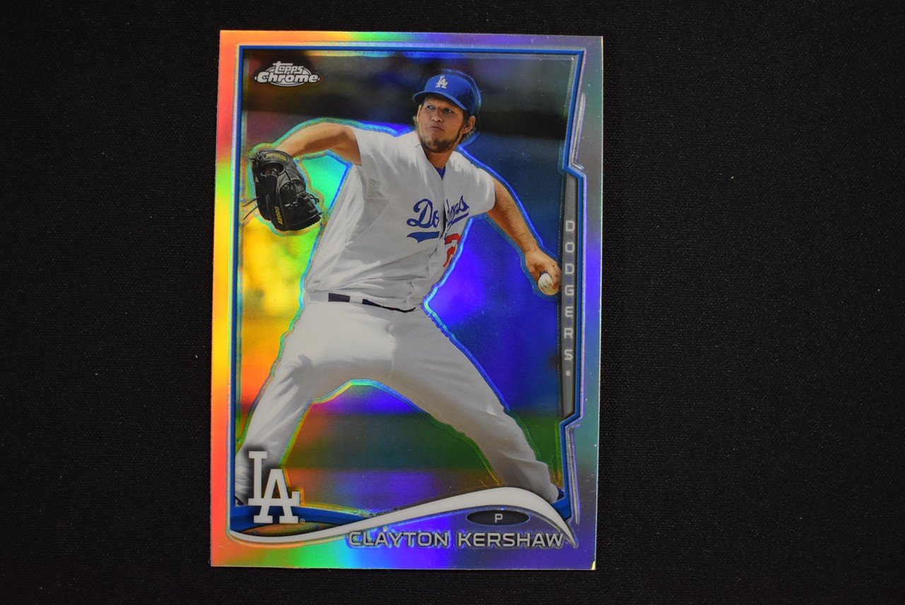 2014 Topps Chrome Clayton Kershaw Refractor #100 Los Angeles Dodgers