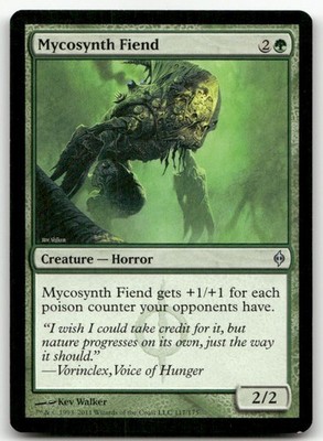 Mycosynth Fiend #117 (NM) New Phyrexia NPH Magic MTG