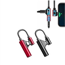 2in1 Type C to 3.5mm Charger Headphone AUX Audio Jack USB C Cable Adapter Charge
