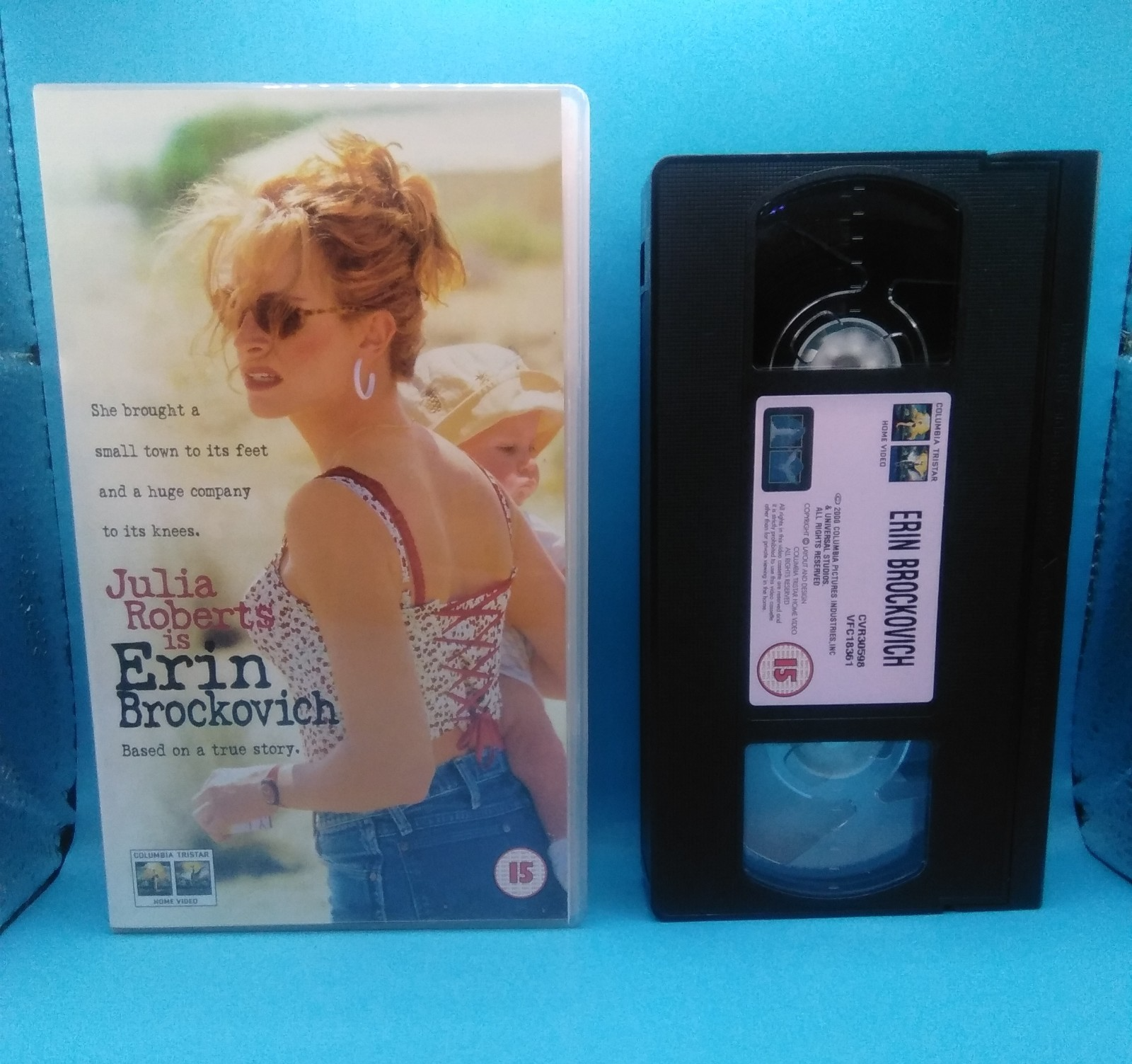 Erin Brockovich VHS Pal Video Julia Roberts