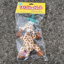WubbaNub Giraffe Infant Pacifier Latex Free Medical Grade Baby Plush Toy Sealed