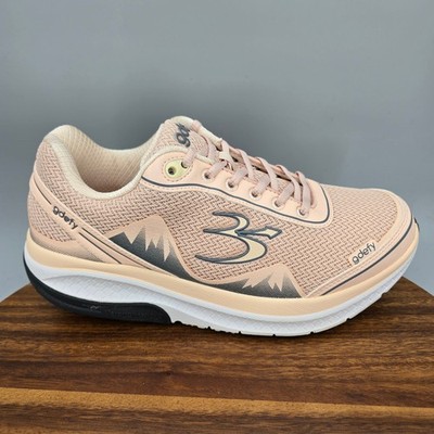 Gravity Defyer Gdefy Mighty Walk Shoes Womens 10.5 Peach Mesh Athletic Sneakers