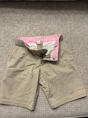 Girls Cat And Jack Khaki Chino Uniform Shorts Size 7 - Picture 4 of 10
