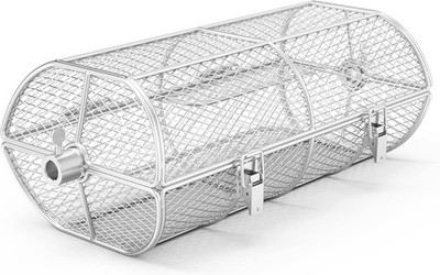 onlyfire Stainless Steel Universal Rotisserie Basket BBQ Grilling Basket|For Mos