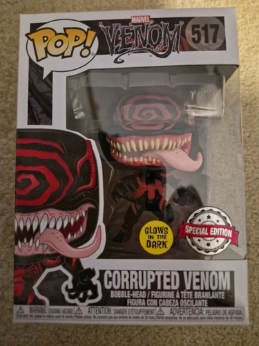 Funko Pop Venom Corrupted Venom 517 Gloows In The Dark Edición Especial 