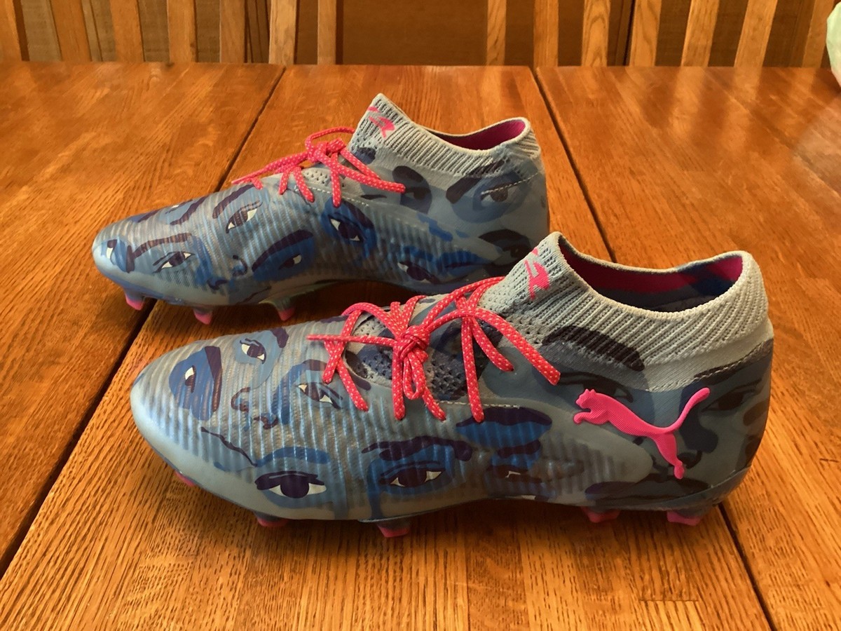 Puma X KidSuper Future 8 Ultimate FG Soccer Cleats Blue Men\'s Size 8 108434-01 Puma X KidSuper Future 8 Ultimate FG Soccer Cleats Blue  main image 4