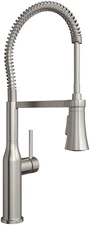 PROFLO PFXC5027 1.5 GPM 1 Hole Pre-Rinse Kitchen Faucet - Nickel