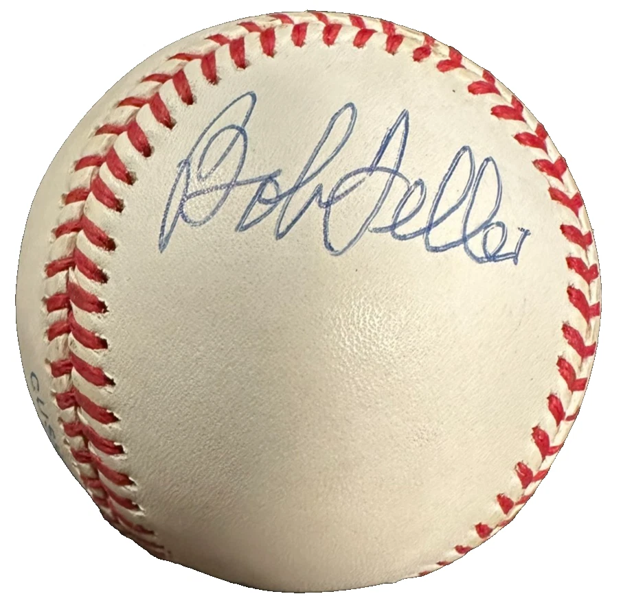 Sandy Koufax, Bob Feller & Nolan Ryan Autographed OAL Baseball JSA - Image 3 of 4