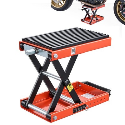 Uimoso Motorcycle Scissor Jack Lift with 1500lbs Capacity and Wide Deck