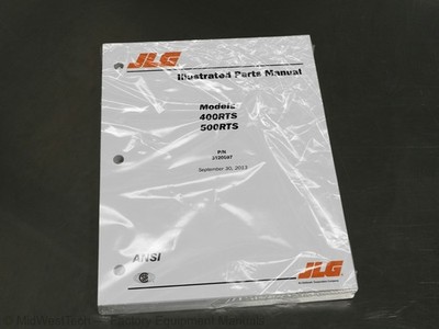 JLG 400RTS, 500RTS Scissor Lift Parts Manual Exploded View Catalog Diagram Book