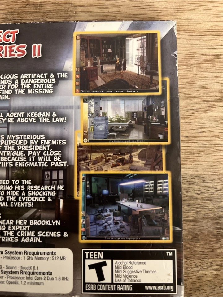 Five Hidden Objects Classic Mysteries 2 Video Game Pc DVD -ROM T-Teen - Image 3 of 4
