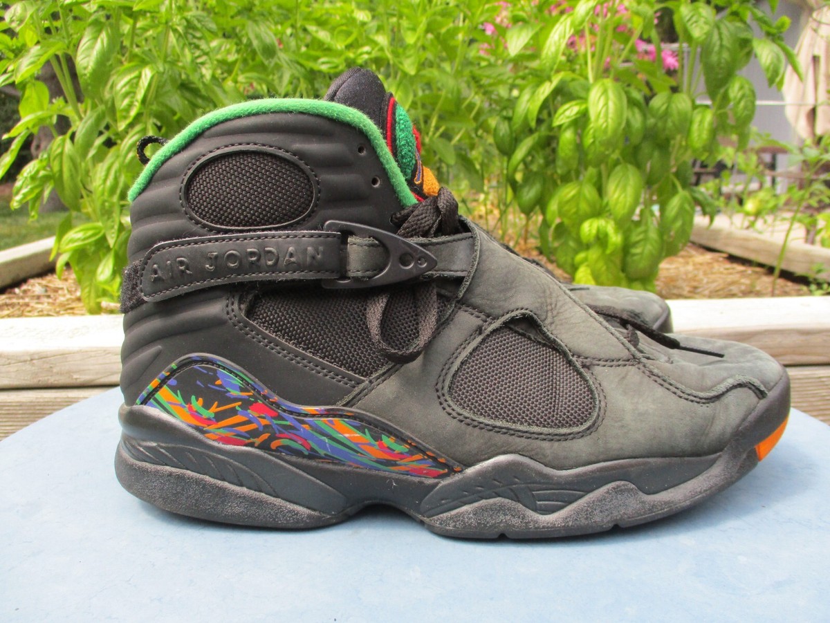 Jordan 8 Retro Tinker Air Raid Mens Size 8.5 Black Athletic