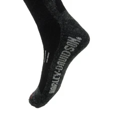 Harley Davidson 2 Pair Men's 9-13 Women's 9-12 Socks Merino Wool Large IMPERFECT