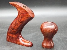 Custom Hand  Made Cocobolo Tote & Knob For Lie Nielsen No 2 Hand Plane
