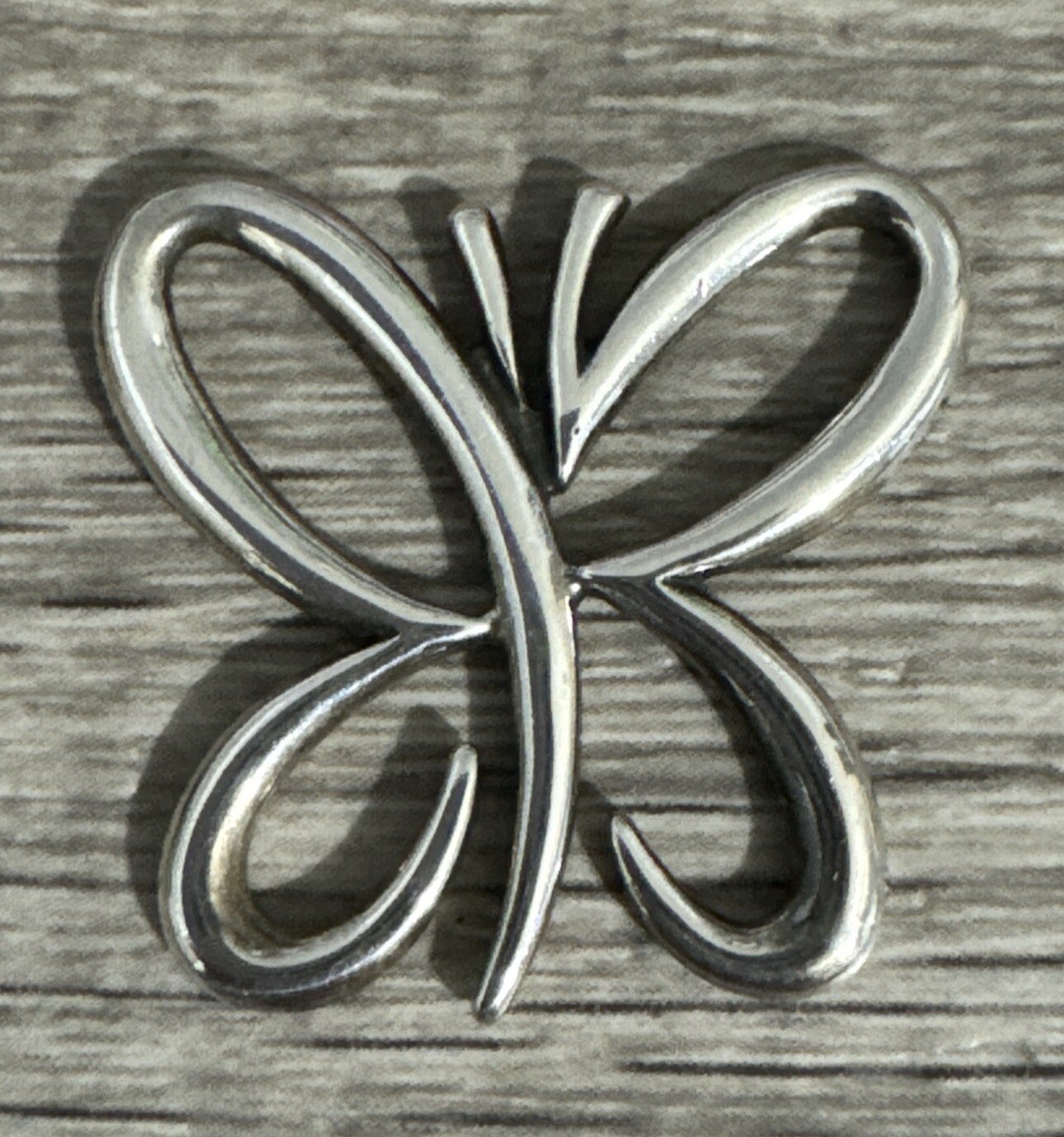 James Avery Butterfly Pendant Open Slide Sterling Sil… Gem