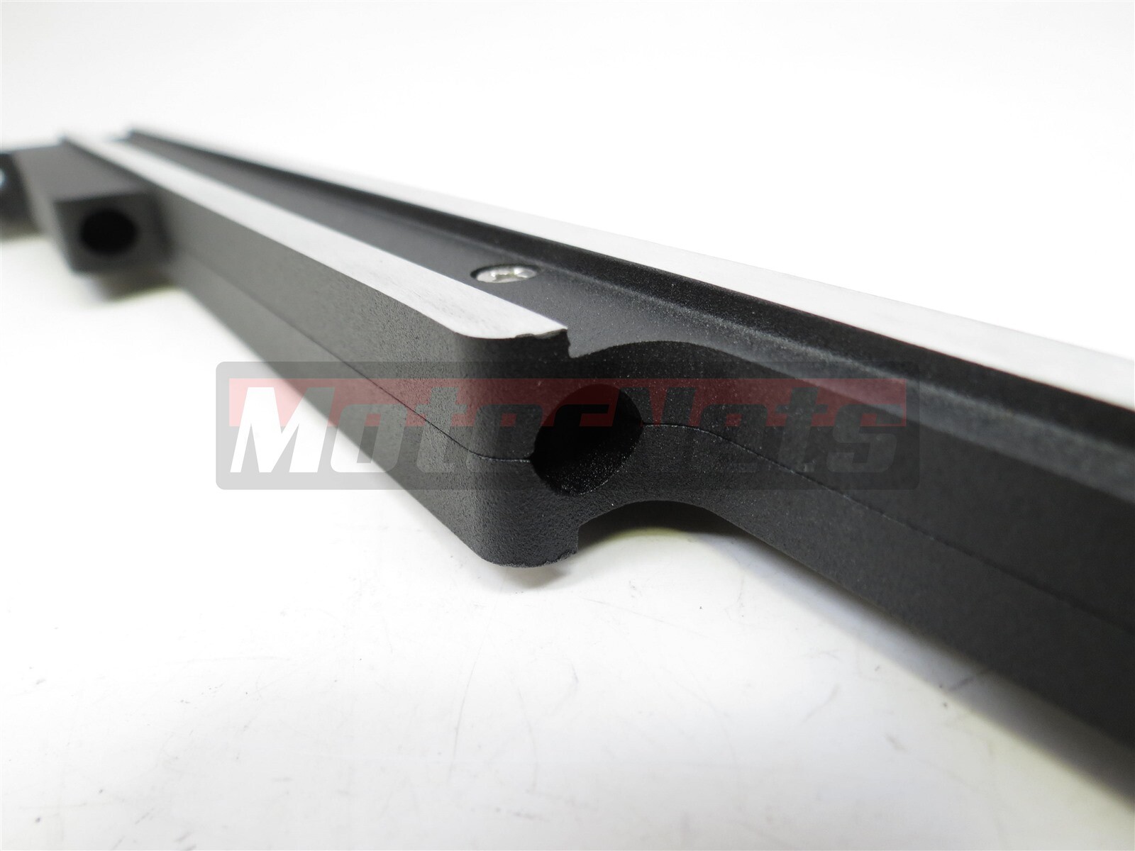 Black Finned Nostalgic Aluminum Spark Plug Wire Looms Separator SBC BBC