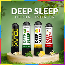 RELAX Herbal Aromatherapy Inhaler - Natural Stress Relief, Sleep Aid, Anxiety SP