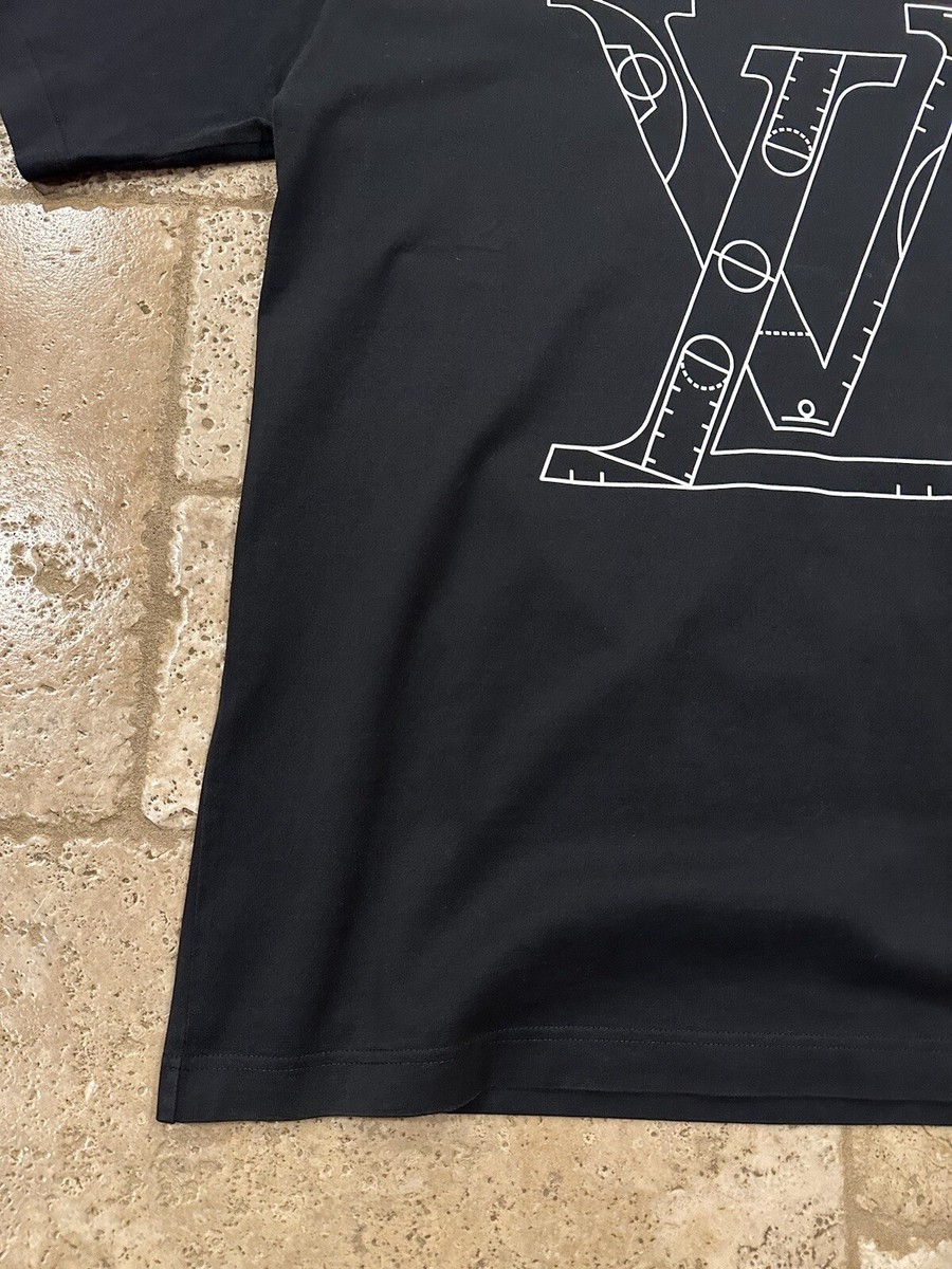 Louis Vuitton x NBA LV Virgil National Association Black Tee Louis Vuitton x NBA LV Virgil National Association Black Tee