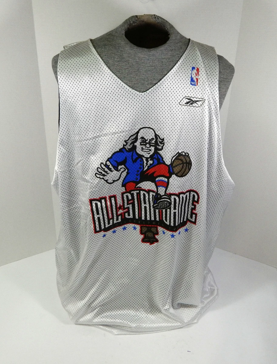 2002-03 NBA All Star Game Game Issued White Black Practice Jersey DP33011