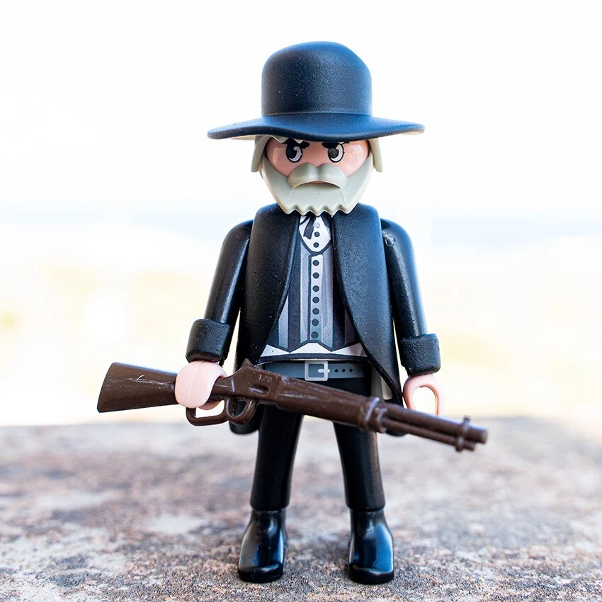 Playmobil Cowboy, Western Outlaw Figure - CUSTOM