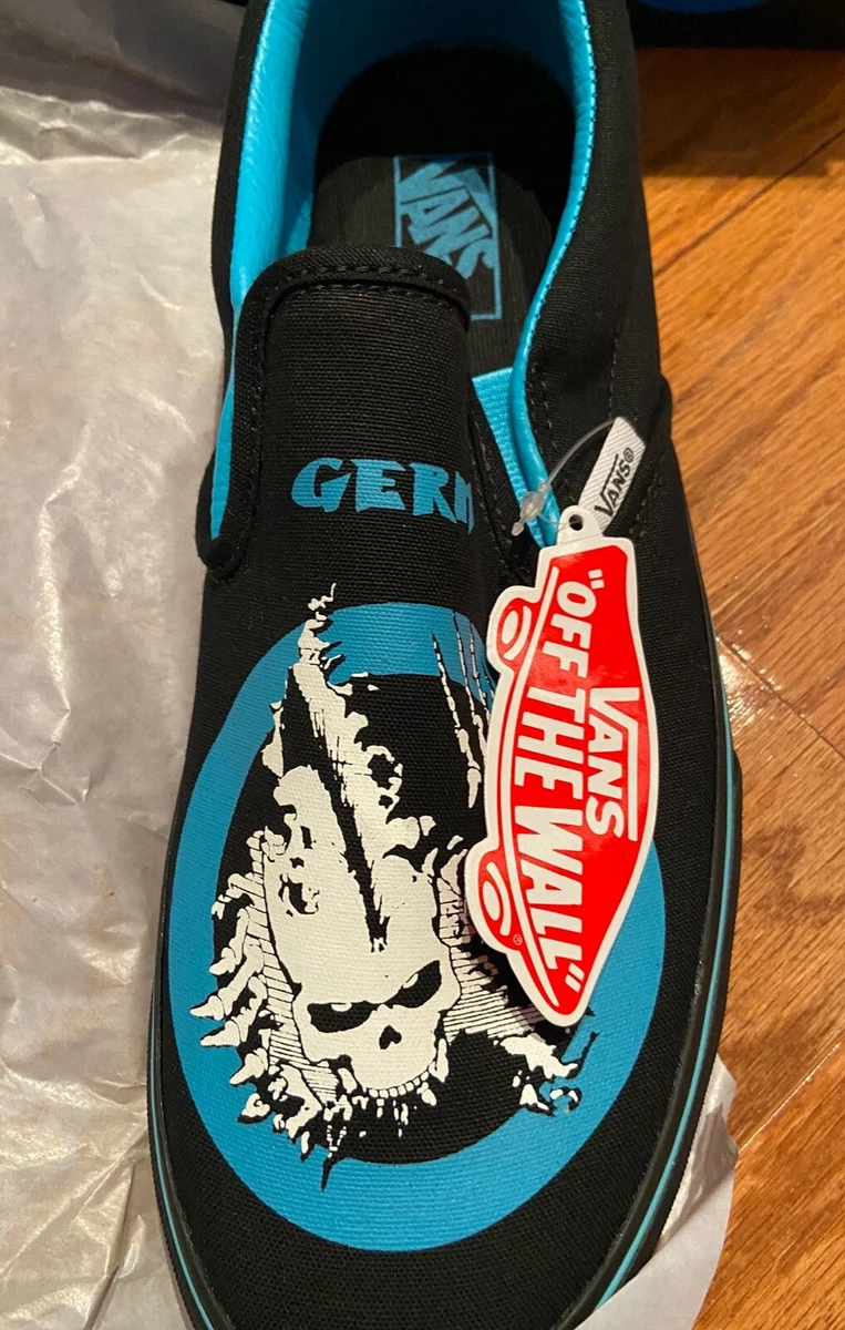 New Vans x The Germs Classic Slip On Shoes Sneakers Men s size