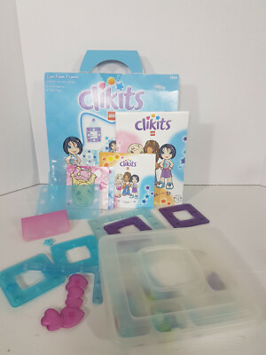 VTG 2003 Lego Clikits Cool Room Frames Knick Knack Box 129 PC #7519